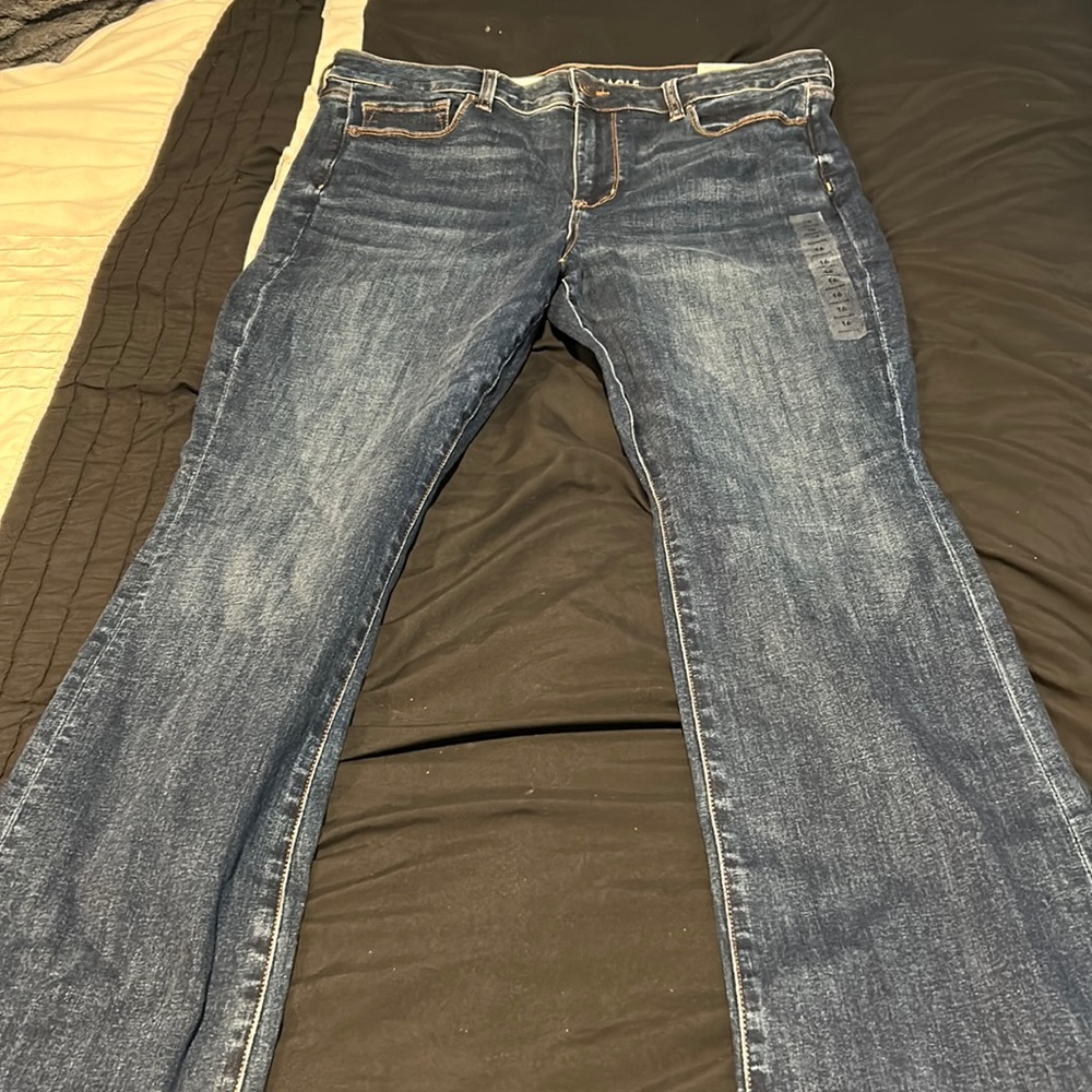 American Eagle bootcut next level stretch jeans - size 16